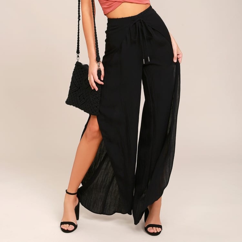 Lulus at my best wide leg pant